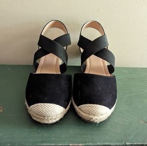 Espadrille platform wedges